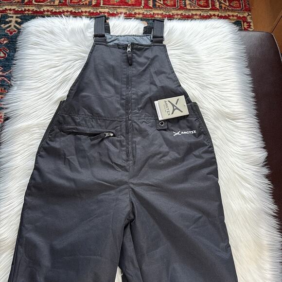 Arctix Black Kids Insulated Snow Bib Overalls - Picture 3 of 10